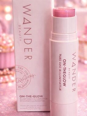 Wander Beauty Cream Blush Stick - Soft Pink Glow